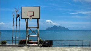 圖 頭城鎮大溪漁港籃球場 翻拍自網路